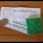 Six Tabbed Planks